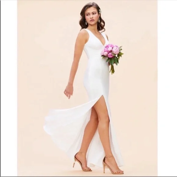 Dress the Population | Dresses | Dress The Population Sandra Dress White |  Poshmark